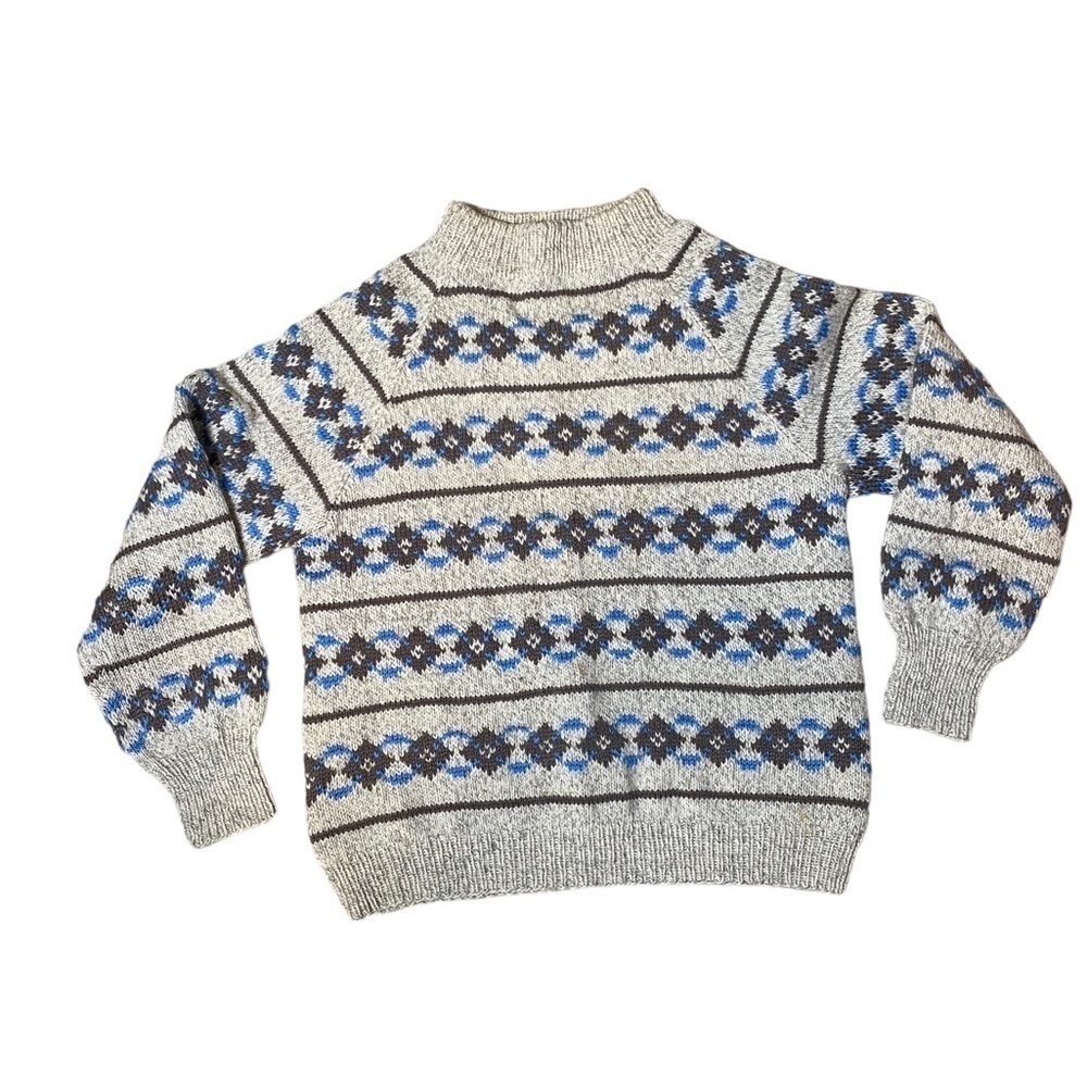 Danspin Hand Knitted 100% Wool Thick Sweater